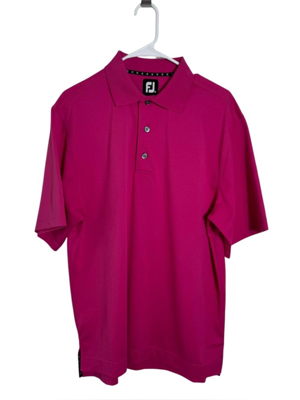 FootJoy Hot Pink Performance Golf Polo Shirt Medium